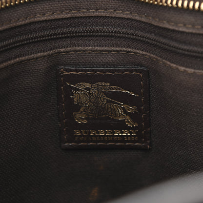 Burberry Haymarket Check Medium Regent Tote Chocolate 6 of 23