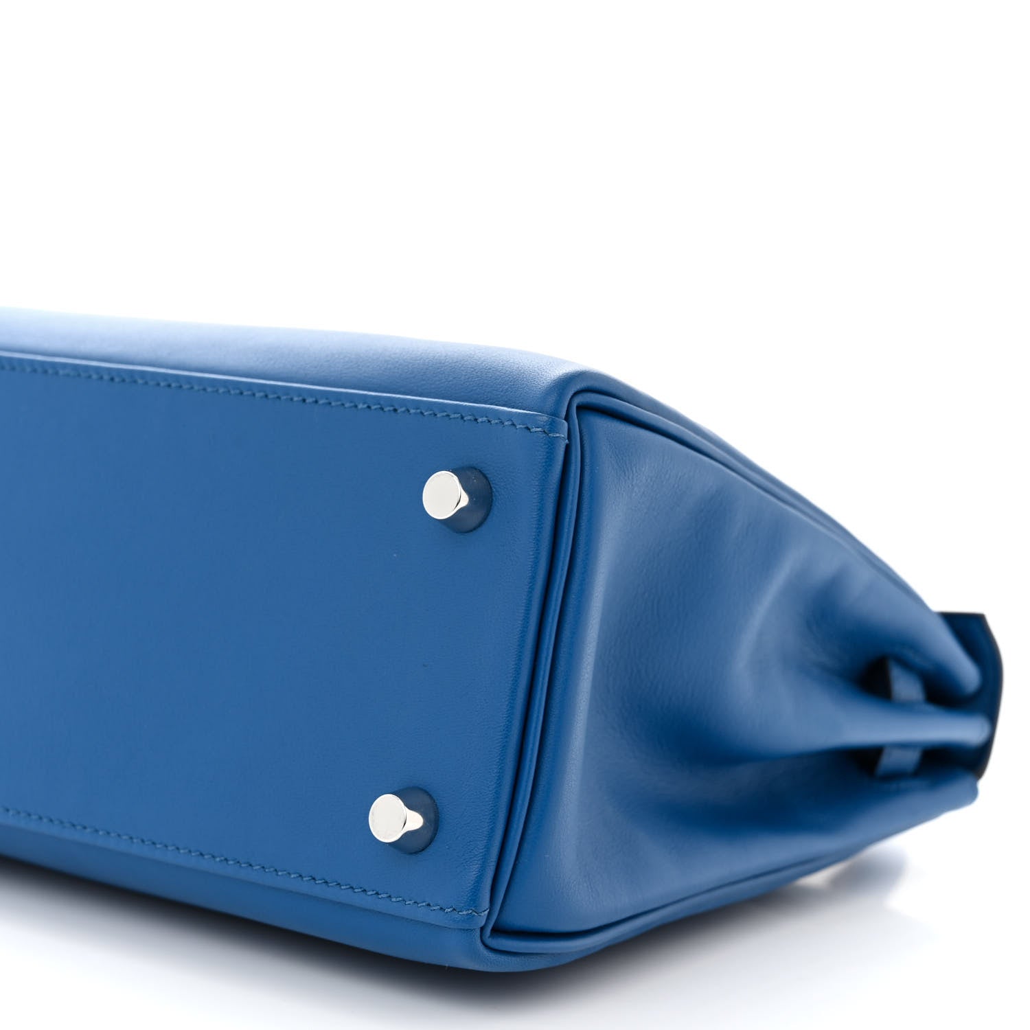 Hermes Swift Kelly Retourne 25 Bleu France 10 of 11