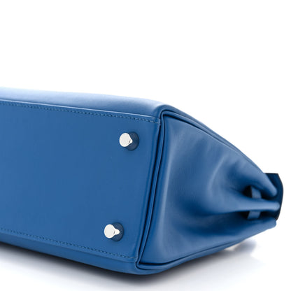 Hermes Swift Kelly Retourne 25 Bleu France 10 of 11