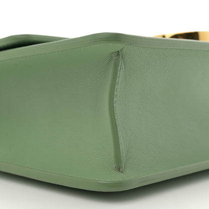 Christian Dior Smooth Calfskin 30 Montaigne Flap Bag Mint Green 9 of 11