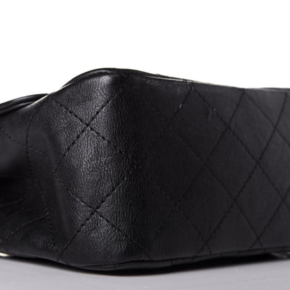 Chanel Crumpled Calfskin Quilted Mini Square Flap So Black 8 of 9