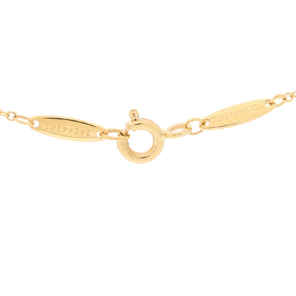 Tiffany 18K Yellow Gold Diamond .21ct Elsa Peretti Diamonds by the Yard Pendant Necklace 3 of 4