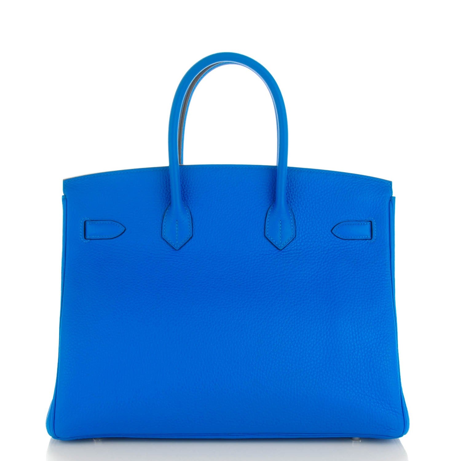 Hermes Taurillon Clemence Birkin 35 Bleu Hydra 3 of 27