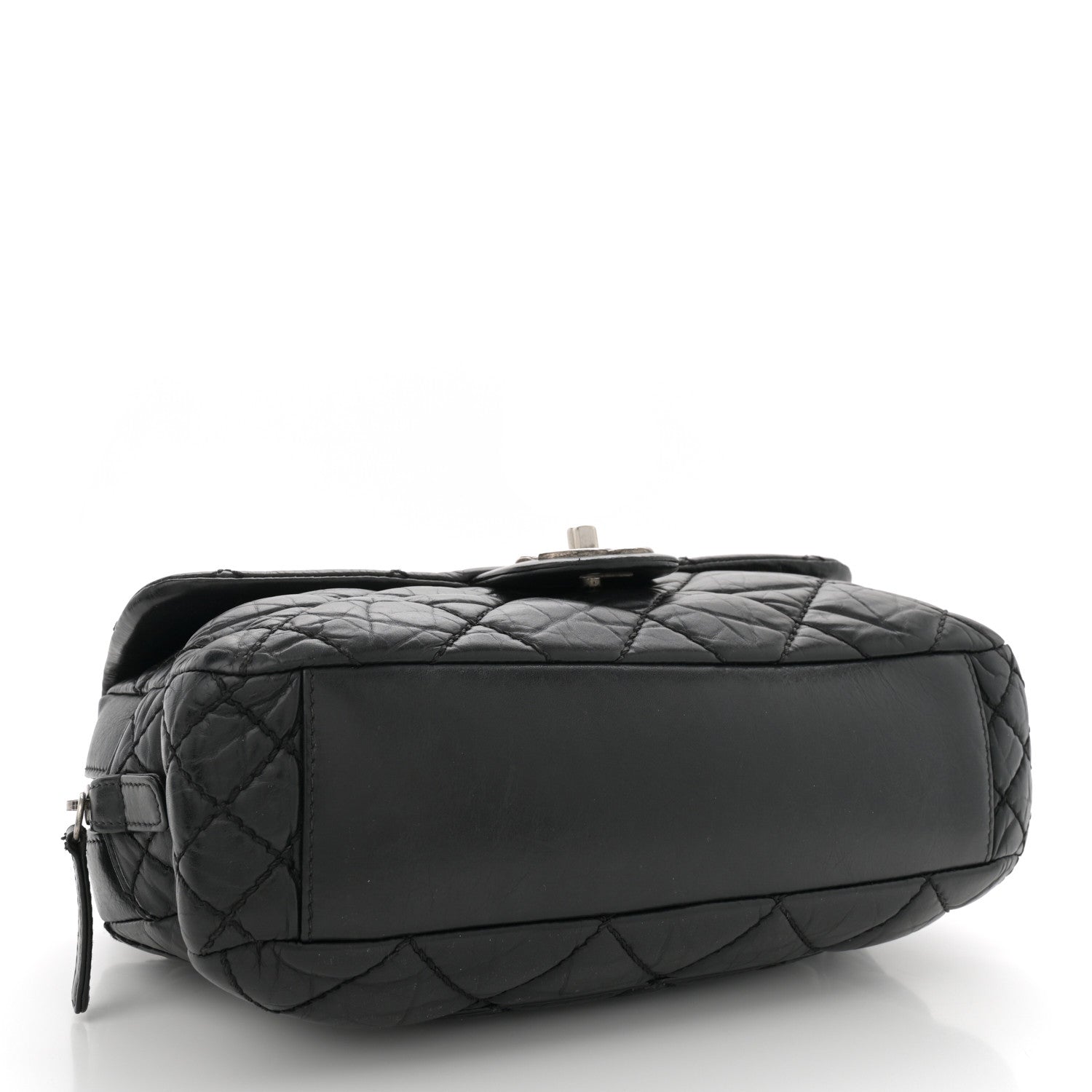 Chanel Aged Calfskin Medium New Portobello Flap Black 4 of 11