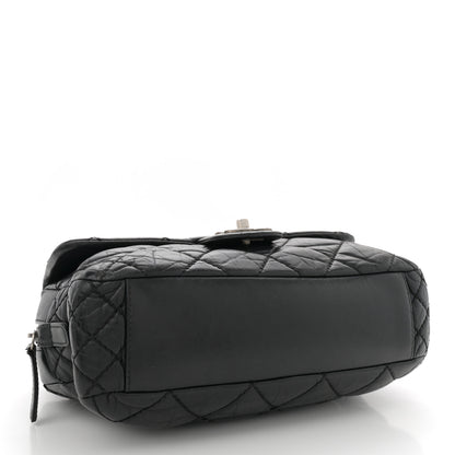 Chanel Aged Calfskin Medium New Portobello Flap Black 4 of 11