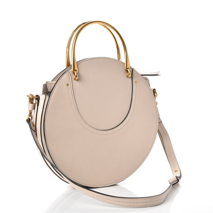 Chloe Goatskin Suede Medium Pixie Bag Abstract White 4 of 8