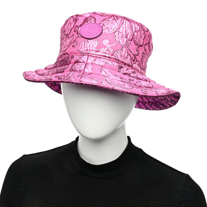 Gucci Canvas Lame GG Monogram Reversible Bucket Hat Fuxia Pink 2 of 13