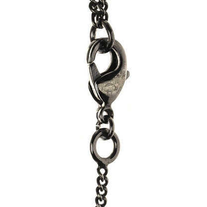 Chanel Ruthenium Pearl CC Drop Pendant Necklace Black 4 of 4