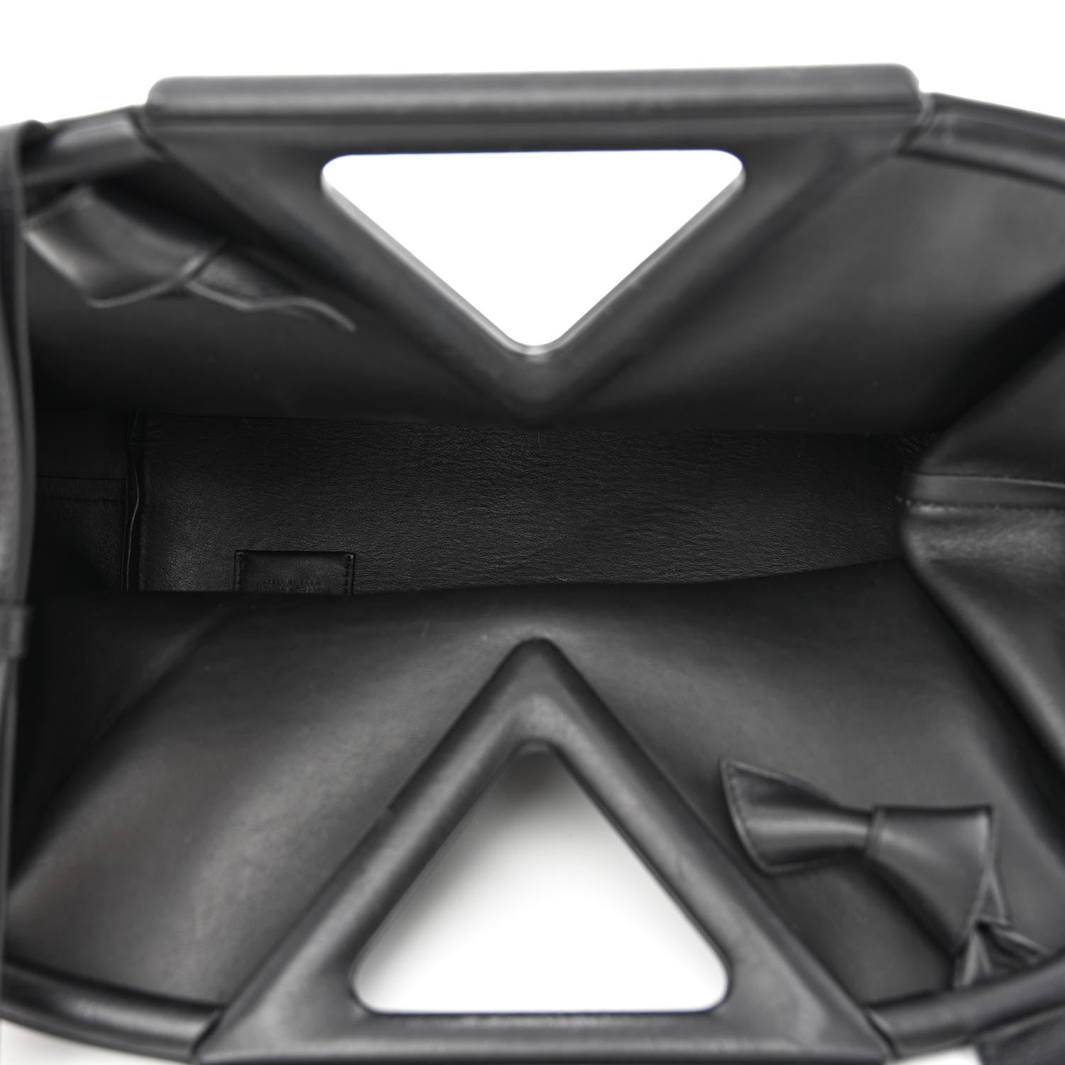 Bottega Veneta Calfskin Large The Point Triangle Bag Black 5 of 11