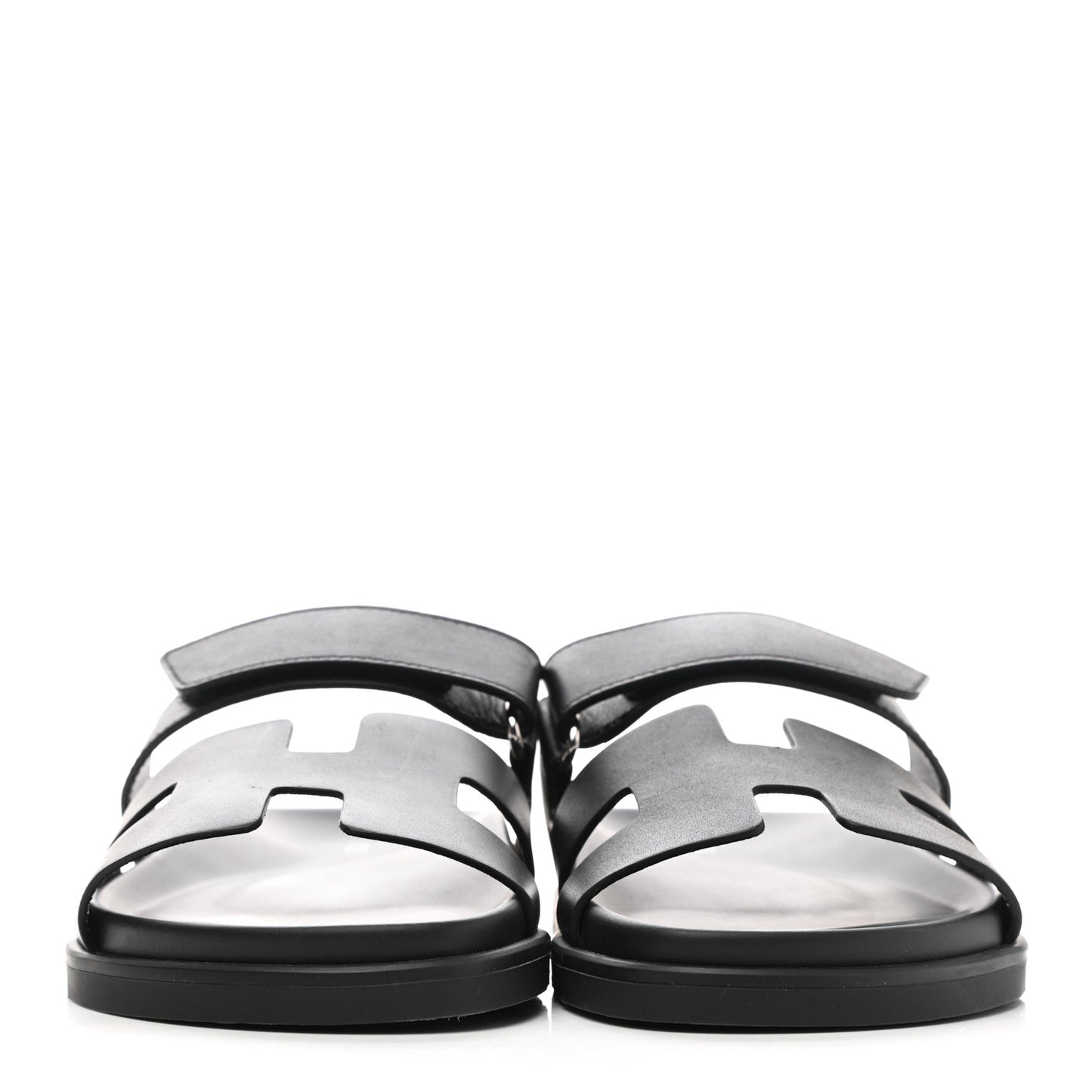 Calfskin Womens Chypre Sandals 37.5 Black