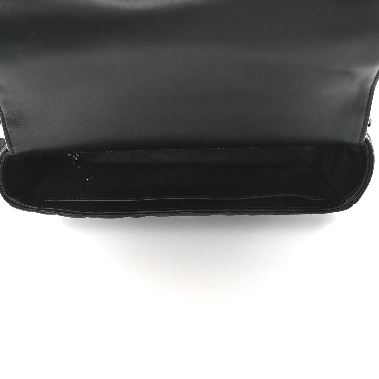 Christian Dior Lambskin Macrocannage Medium Caro Bag Black 4 of 10