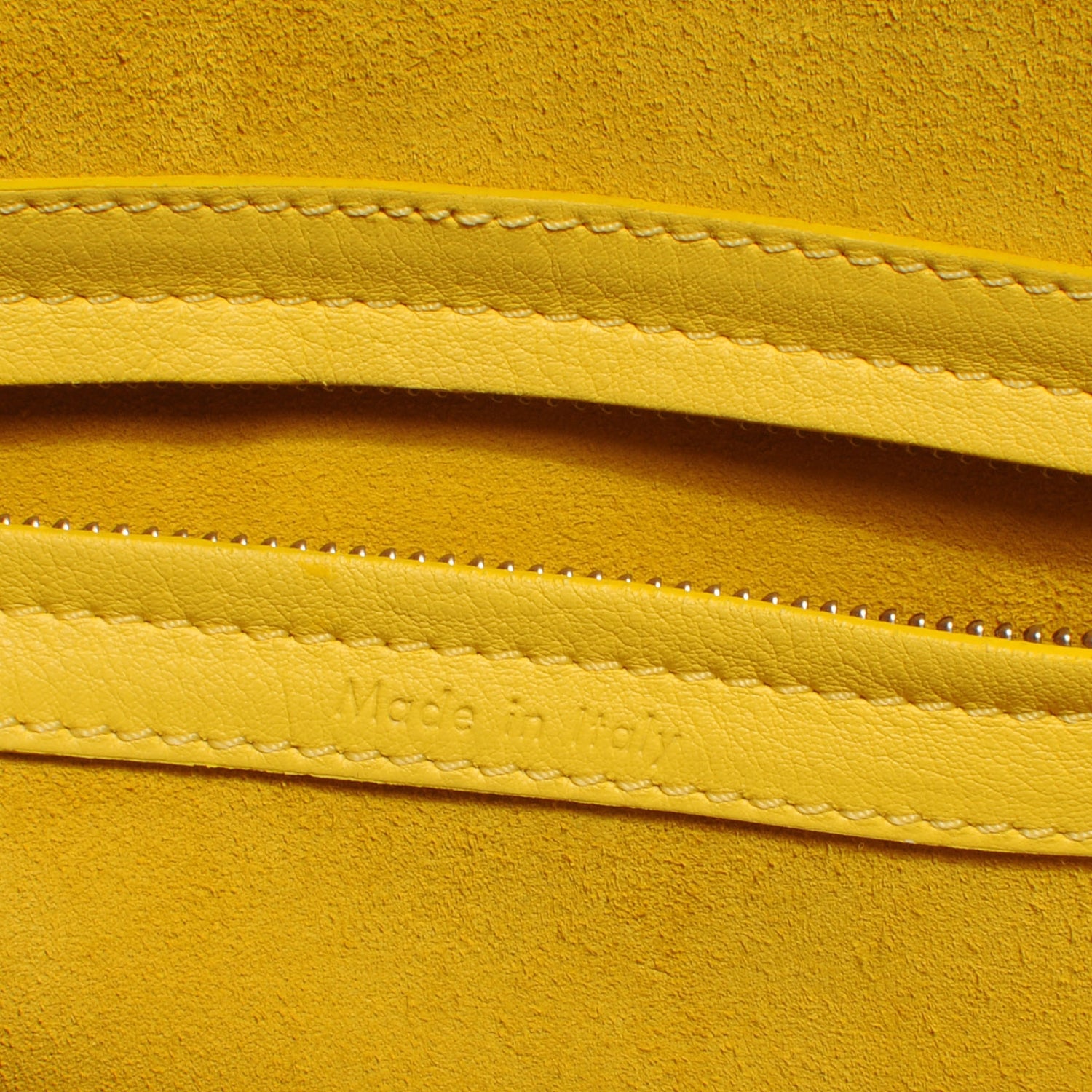 Celine Smooth Calfskin Medium Phantom Luggage Sun Yellow 8 of 9