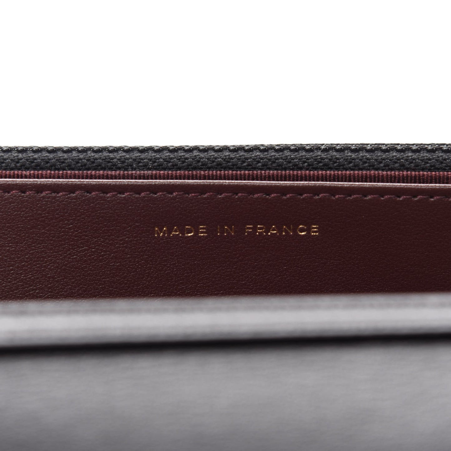 Aged Calfskin Quilted Reissue Wallet On Chain WOC Black