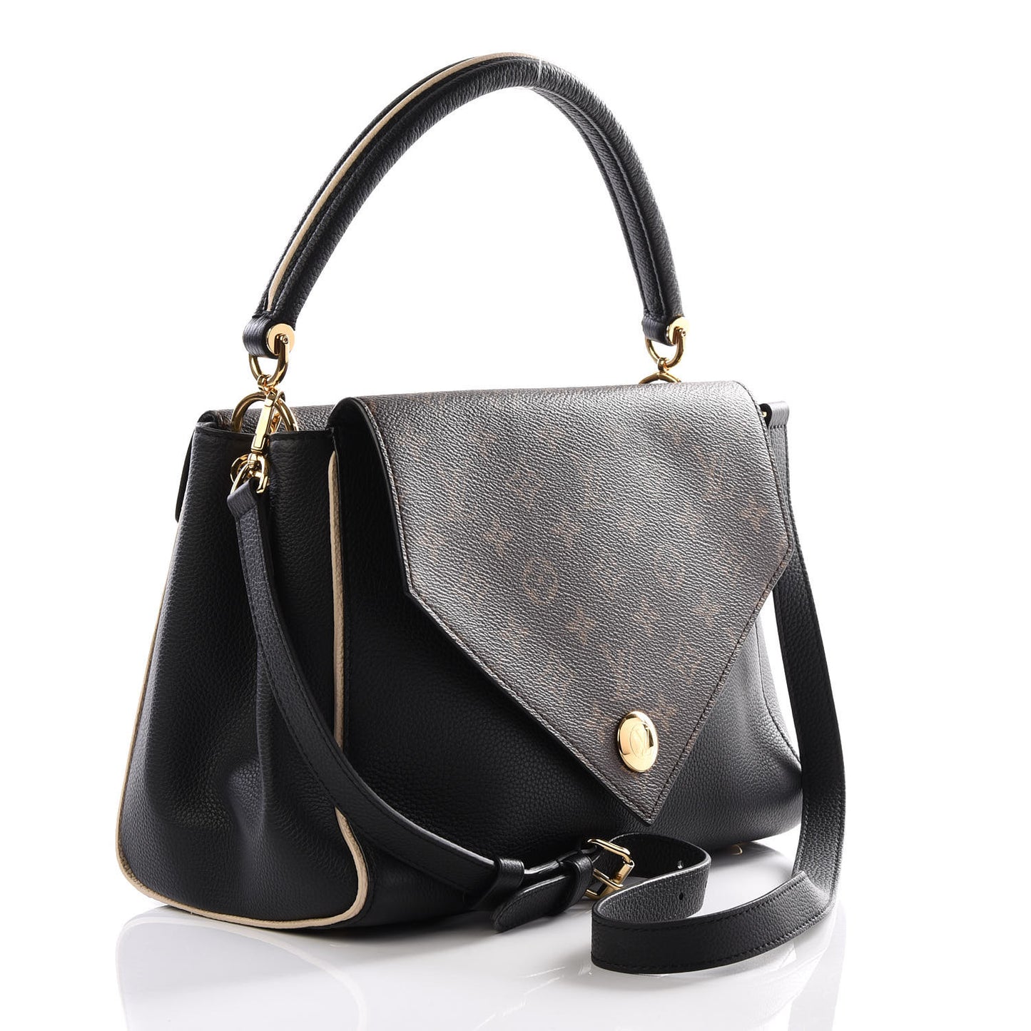 Monogram Double V Black