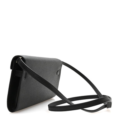 Hermes Epsom Kelly Wallet To Go Black 3 of 11