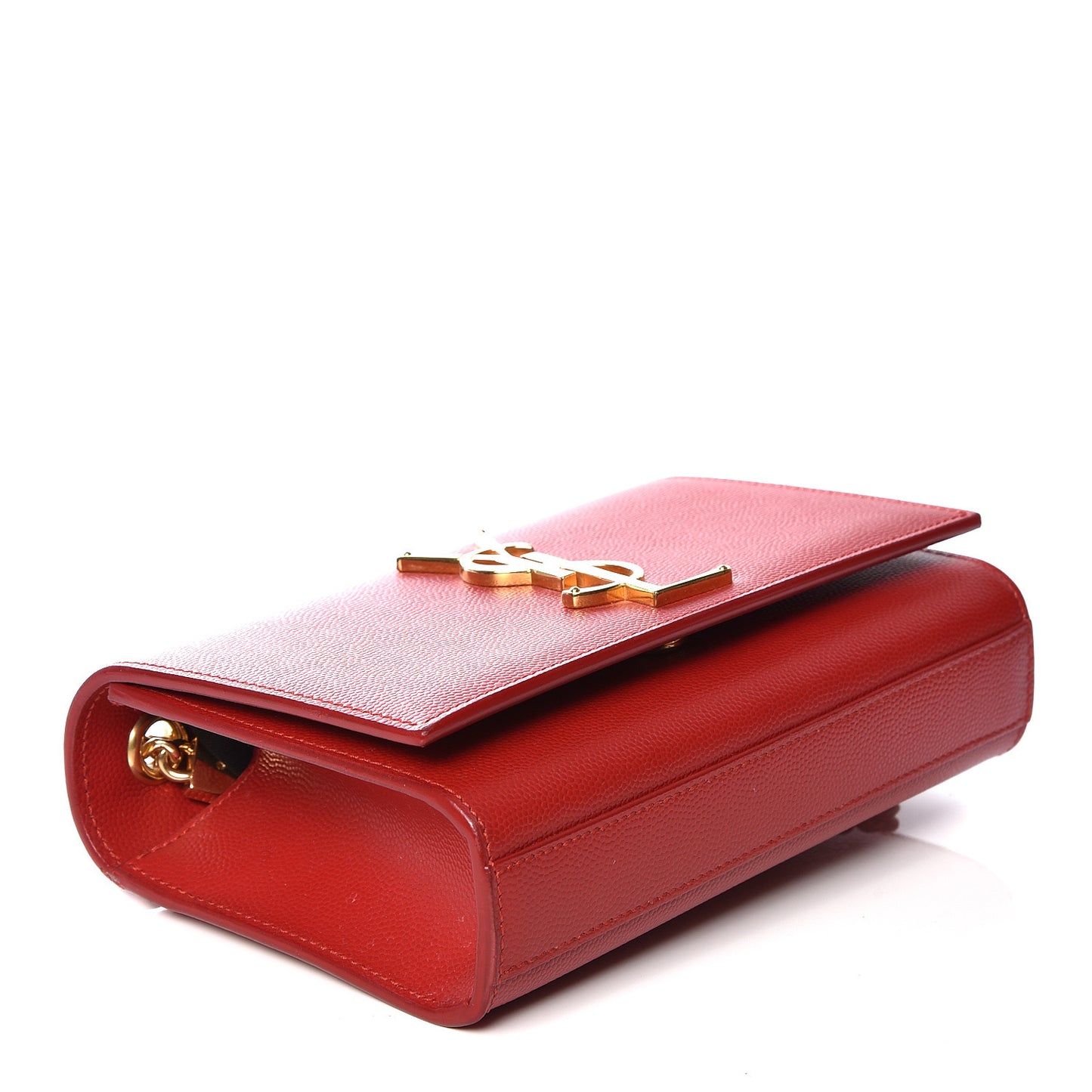 Grain De Poudre Small Monogram Kate Satchel Red