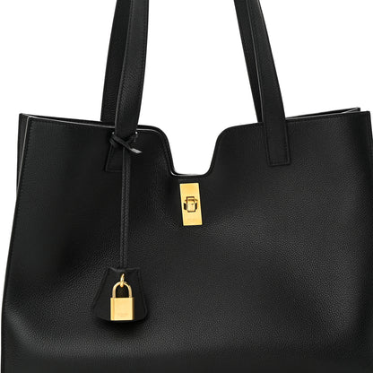 Celine Supple Grained Calfskin Cabas 16 Bag Black 7 of 11