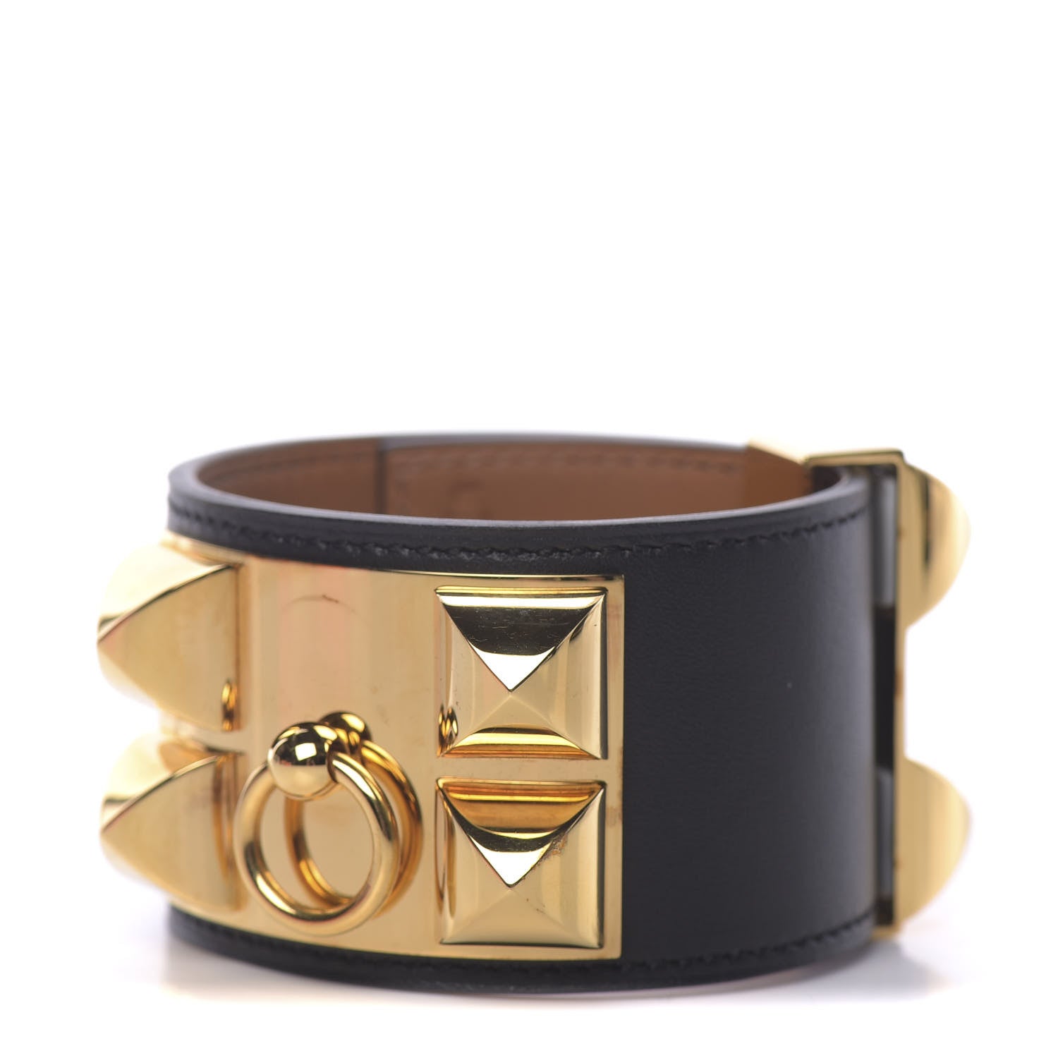 Hermes Chamonix Collier De Chien CDC Bracelet S Black 1 of 6