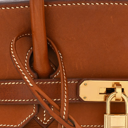 Hermes Toile Barenia Birkin 35 Fauve 15 of 24
