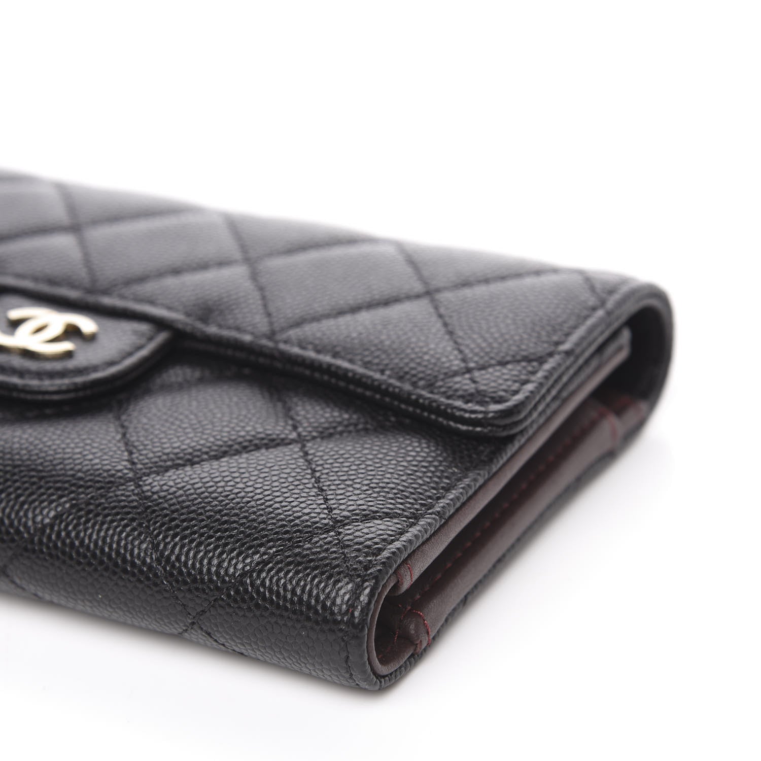 Chanel Caviar Quilted Small Flap Wallet Black 10 of 10