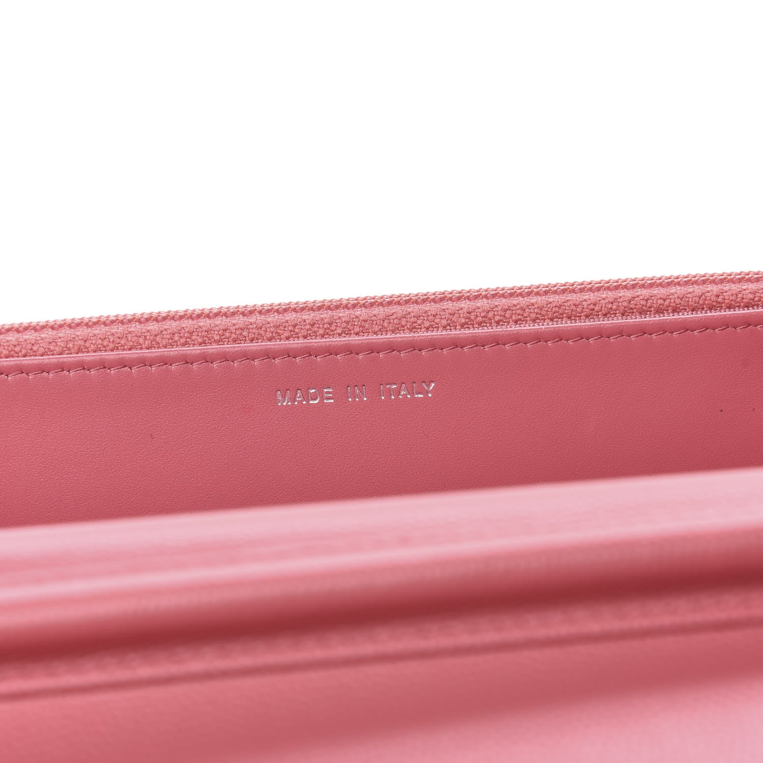 Chanel Caviar Chevron Quilted Wallet On Chain WOC Pink 7 of 12