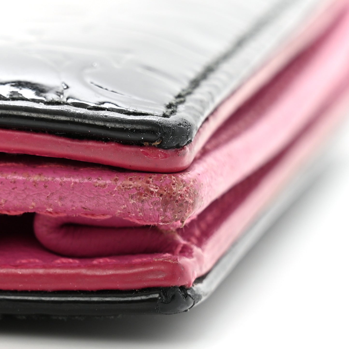Patent Ultimate Card Holder Black Pink