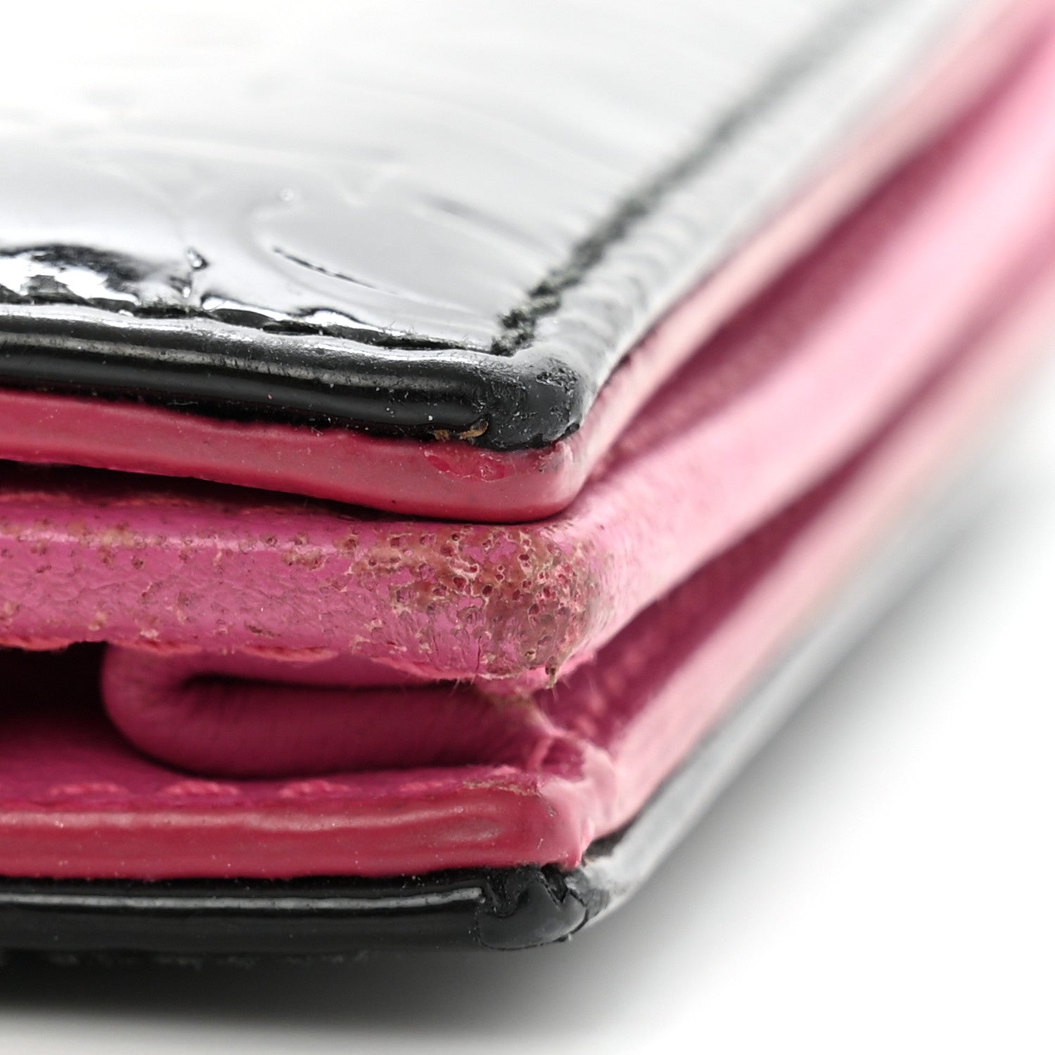 Christian Dior Patent Ultimate Card Holder Black Pink 10 of 11