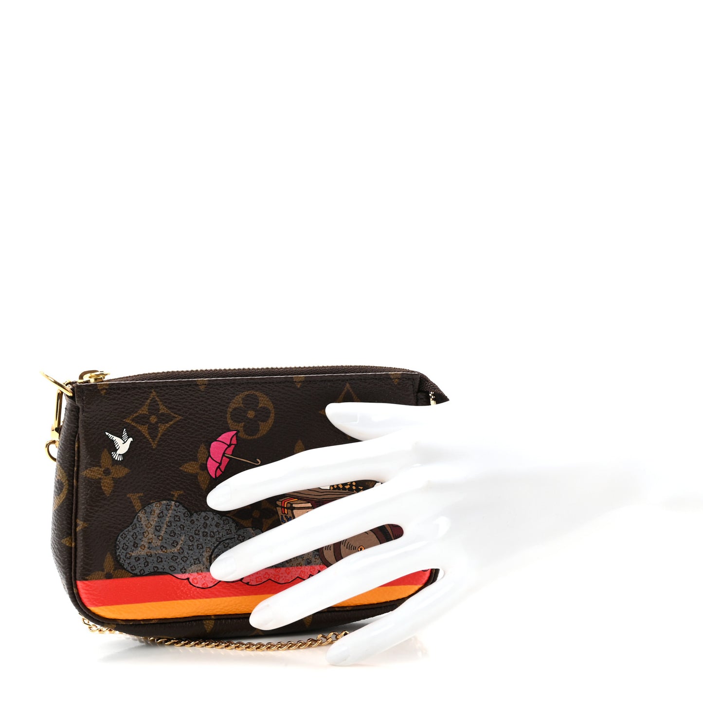 Monogram 2015 Christmas Animation Mini Pochette Accessories