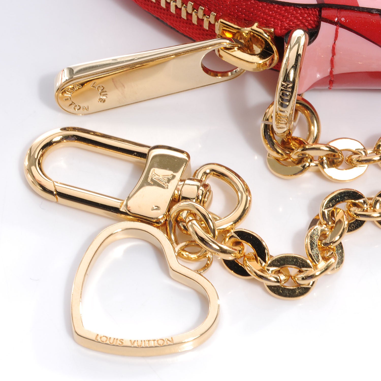 Louis Vuitton Patent Sweet Monogram Coeur Heart Coin Purse Pomme D'Amour 5 of 9