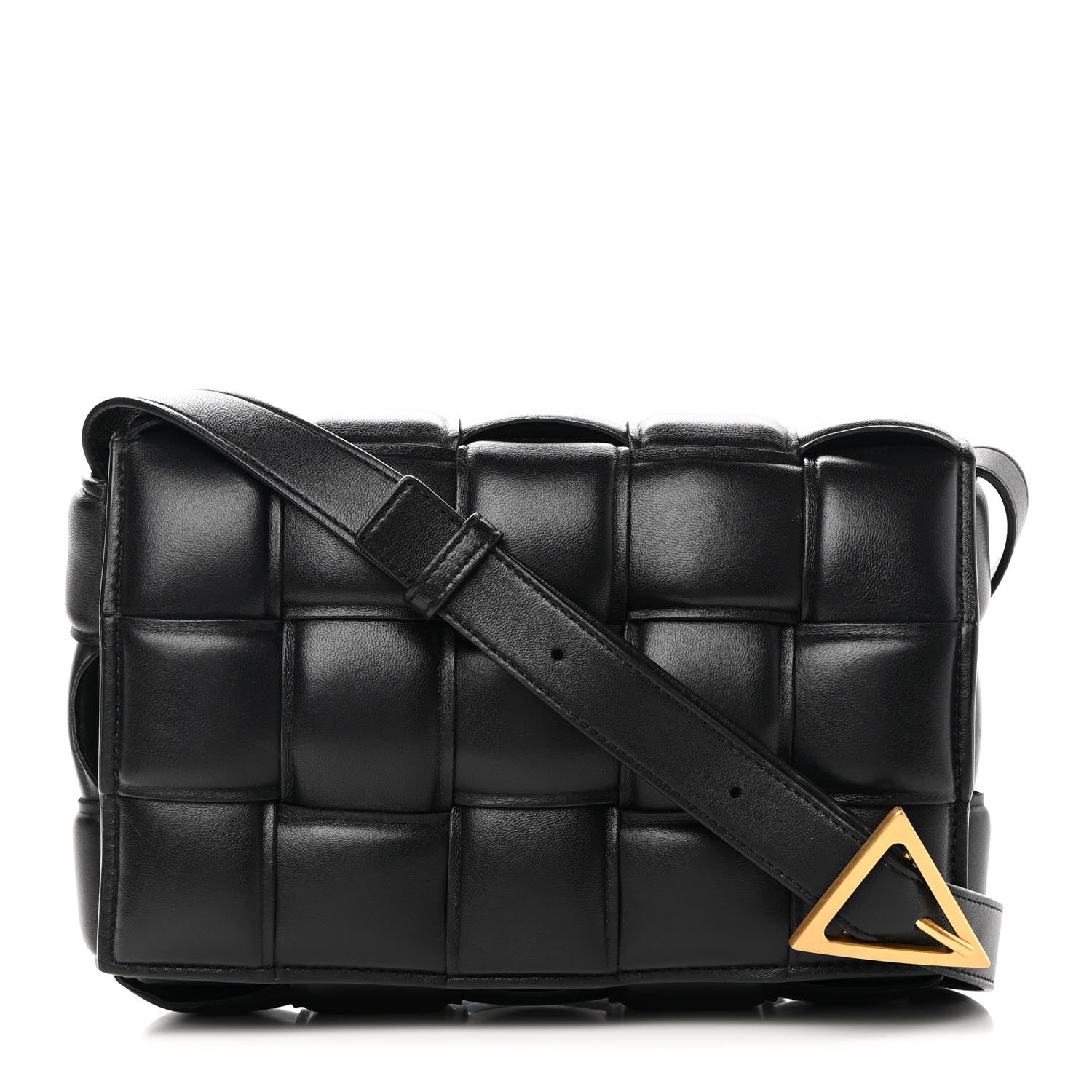 Bottega Veneta Nappa Maxi Intreccio Padded Cassette Crossbody Bag Black 1 of 14