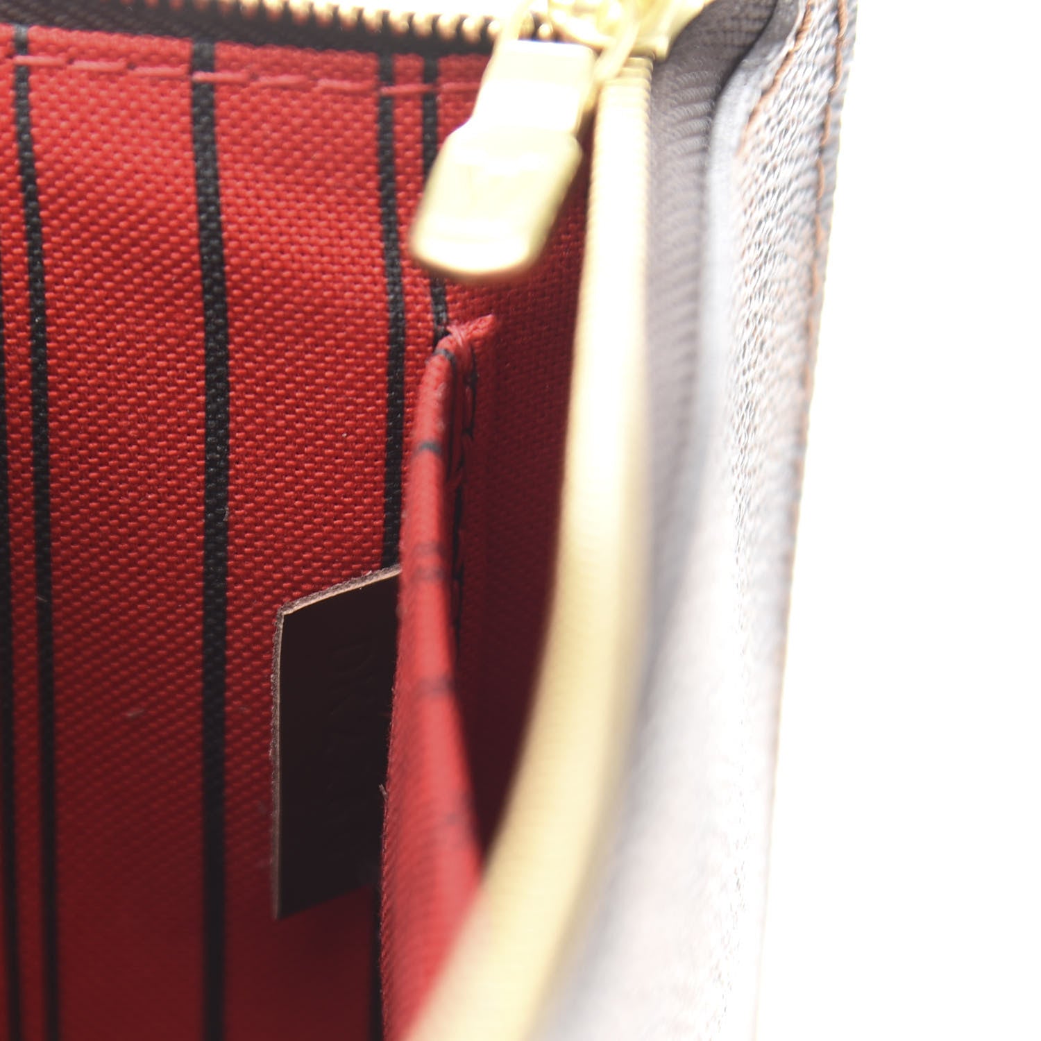 Louis Vuitton Damier Ebene Neverfull MM GM Pochette 9 of 9