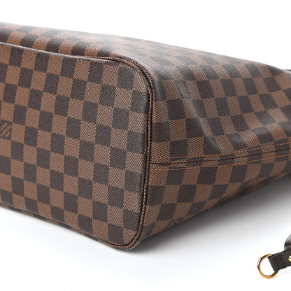 Louis Vuitton Damier Ebene Neo Neverfull MM Rose Ballerine 7 of 10