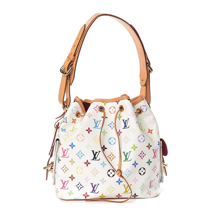 Louis Vuitton Monogram Multicolor Petit Noe White 3 of 11