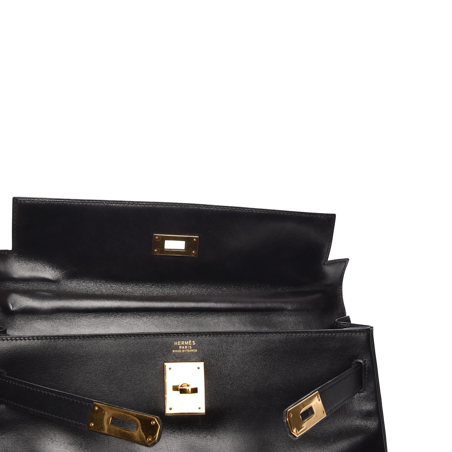 Hermes Box Kelly Retourne 32 Black 26 of 31