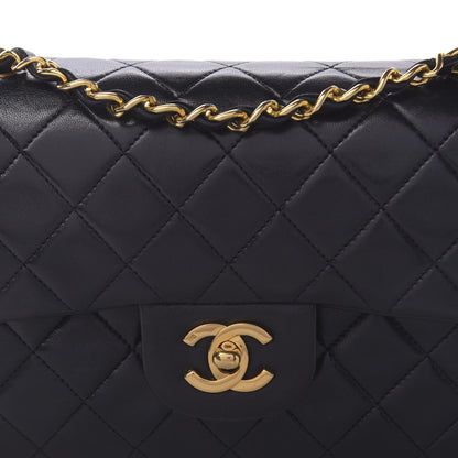 Chanel Lambskin Quilted Small Double Flap Black 10 of 12