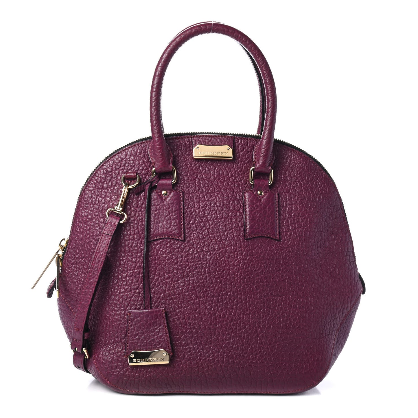 Heritage Grain Medium Orchard Bowling Bag Damson Magenta