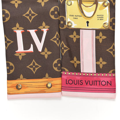 Louis Vuitton Silk Monogram Summer Trunks Bandeau Brown 2 of 4