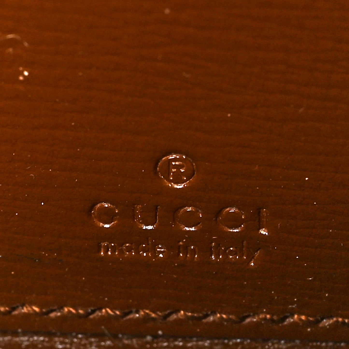 GG Supreme Monogram Azalea Calfskin Horsebit 1955 Zip Around ID Card Case Wallet Beige Ebony Brown Sugar