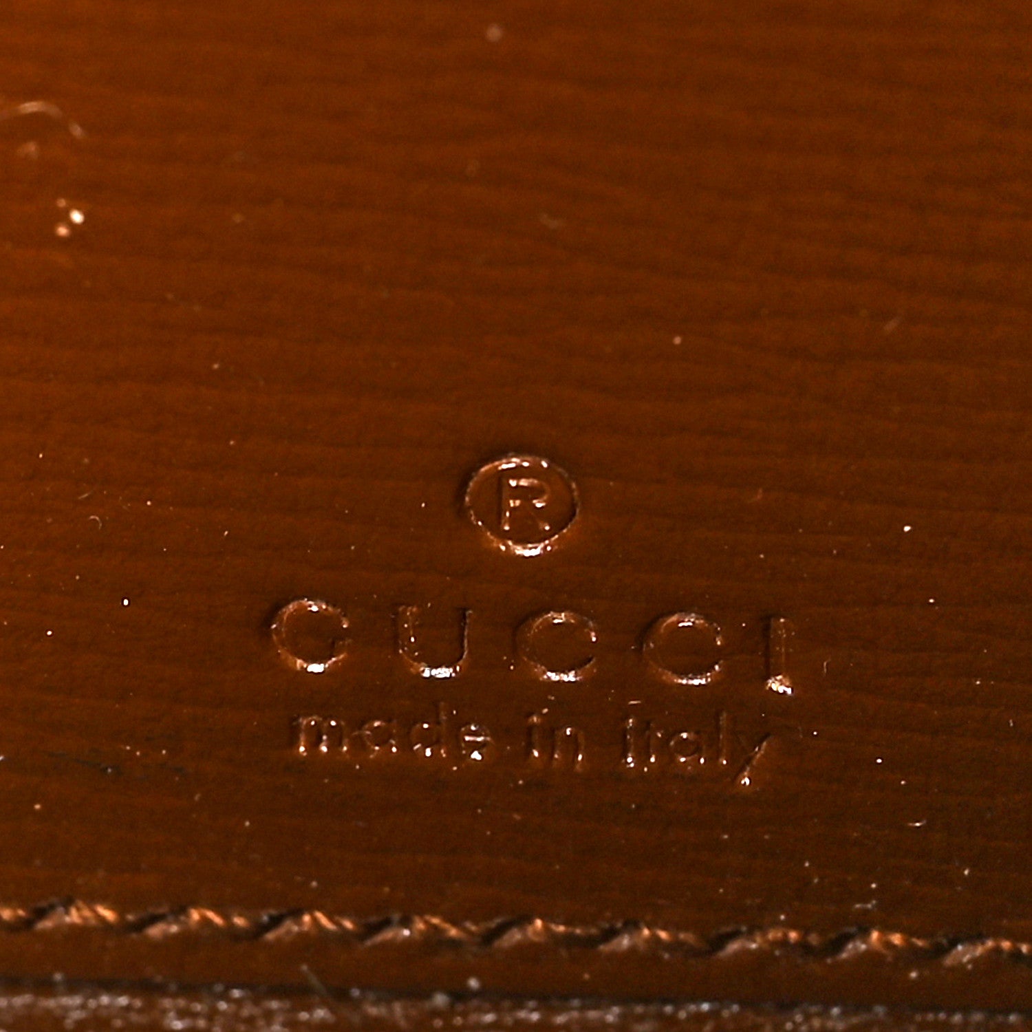Gucci GG Supreme Monogram Azalea Calfskin Horsebit 1955 Zip Around ID Card Case Wallet Beige Ebony Brown Sugar 6 of 7