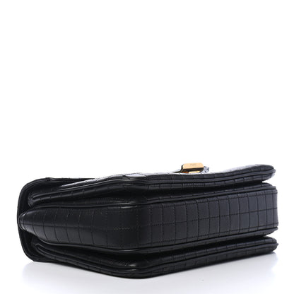 Celine Calfskin Quilted Medium C Bag Black 4 of 9