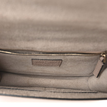 Valentino Garavani Vitello Medium Glam Lock Rockstud Flap Poudre 5 of 9