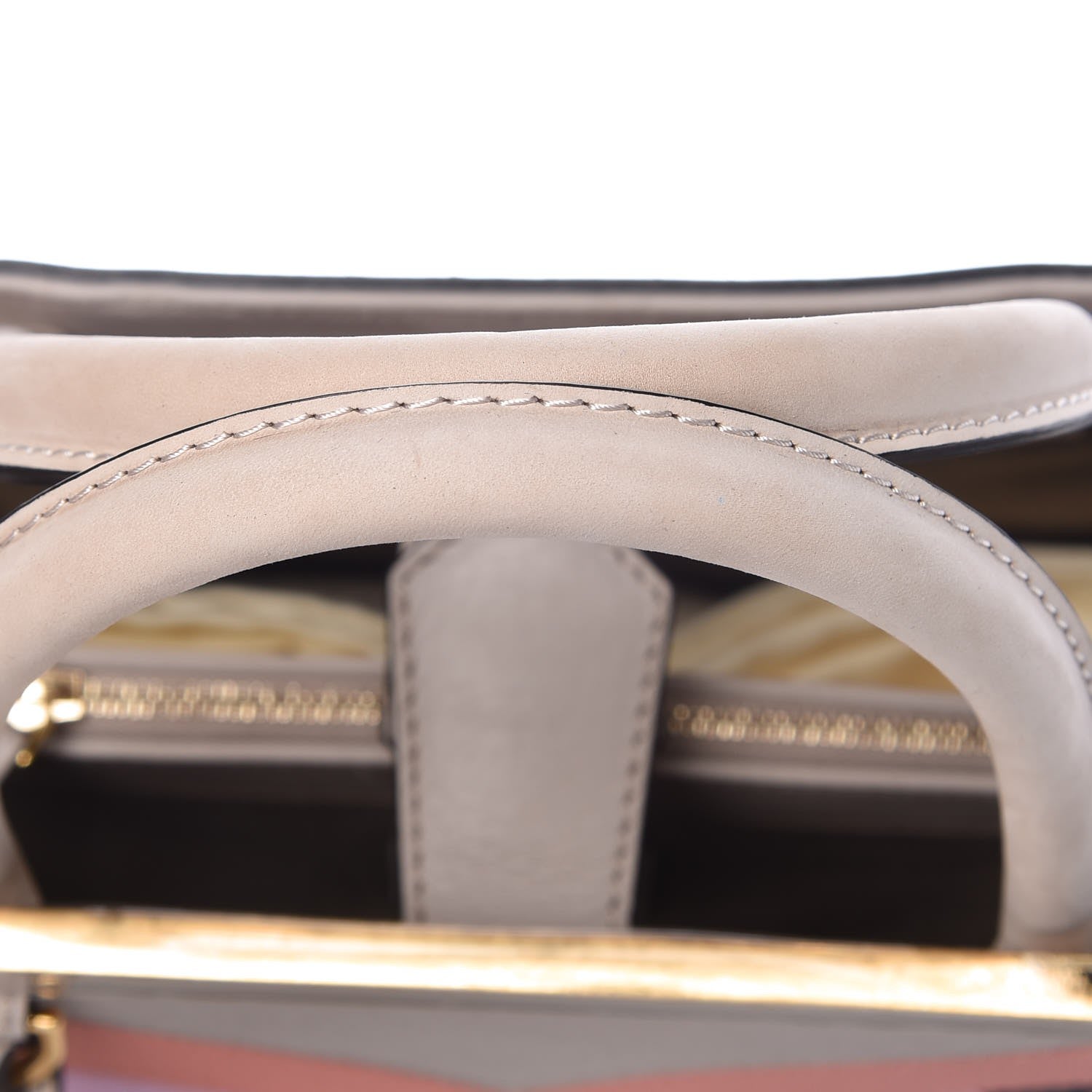 Fendi Vitello Elite Monster Petite 2Jours Tote Multicolor Black Grigio Polvere Multicolor 10 of 10