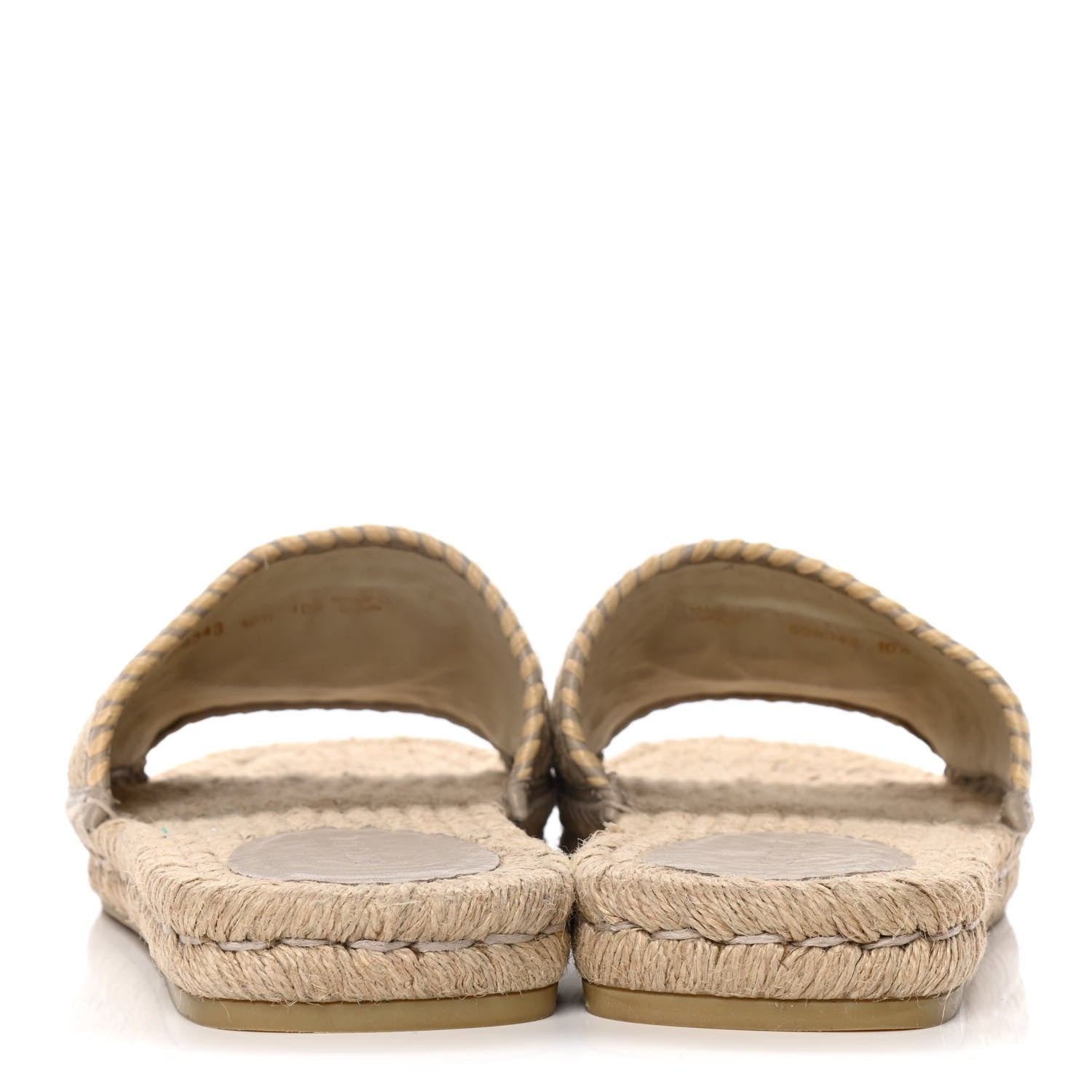 Gucci Juta Nappa GG Mens Slide Sandals 10.5 Natural Oatmeal 6 of 14