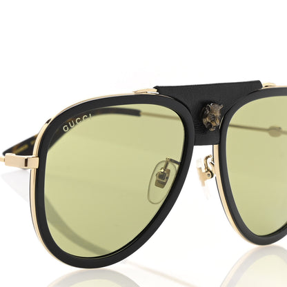 Gucci Web Aviator Sunglasses GG0062S Black 8 of 10