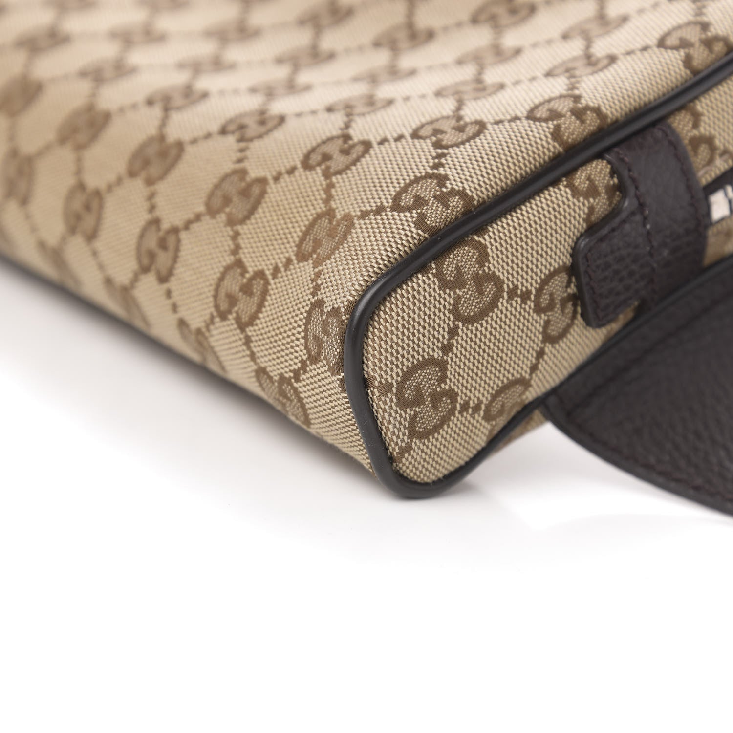 Gucci Monogram Belt Bag Dark Brown 16 of 19
