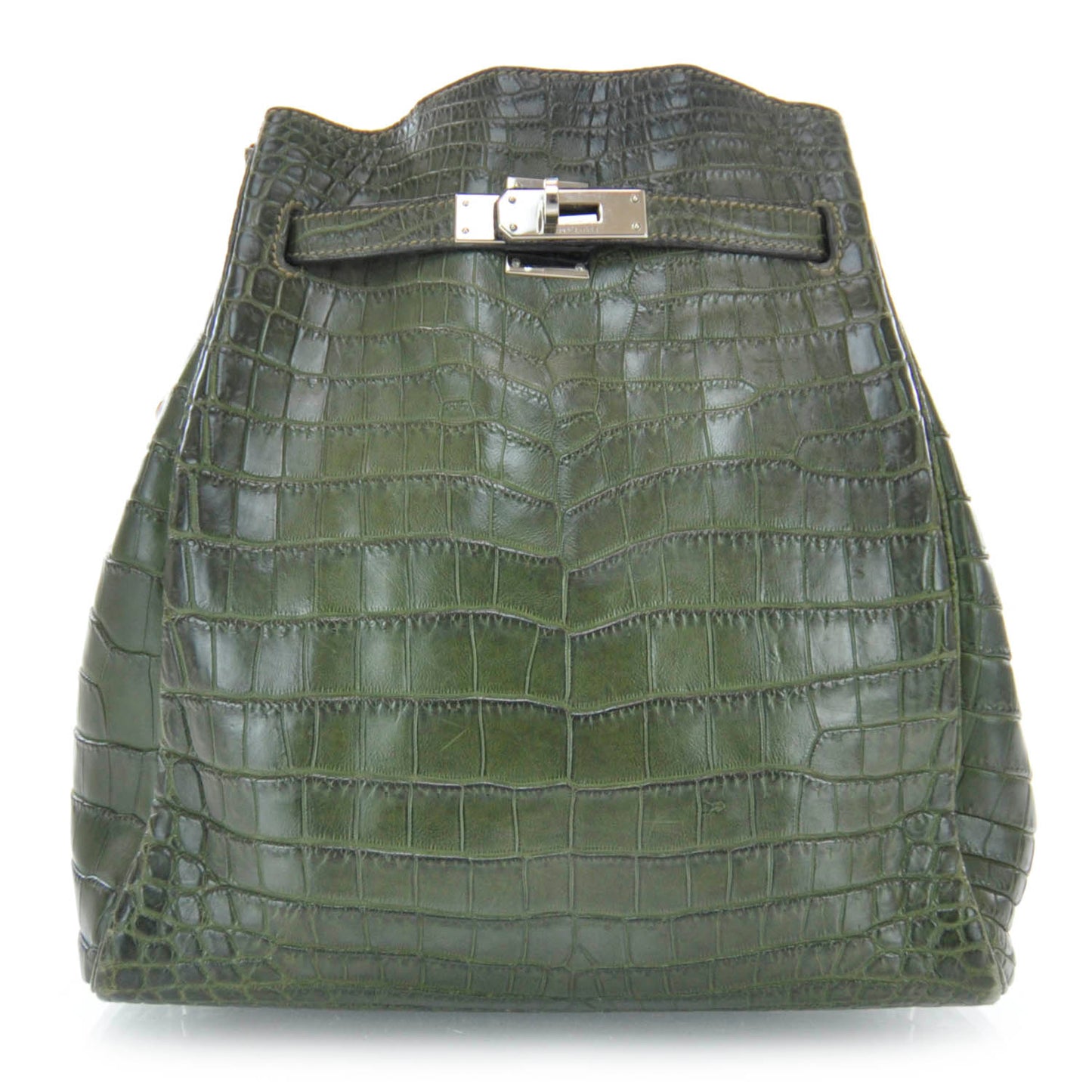 Matte Alligator SO KELLY 22 Green