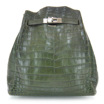 Hermes Matte Alligator SO KELLY 22 Green 1 of 8