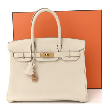 Hermes Togo Birkin 30 Craie 12 of 12