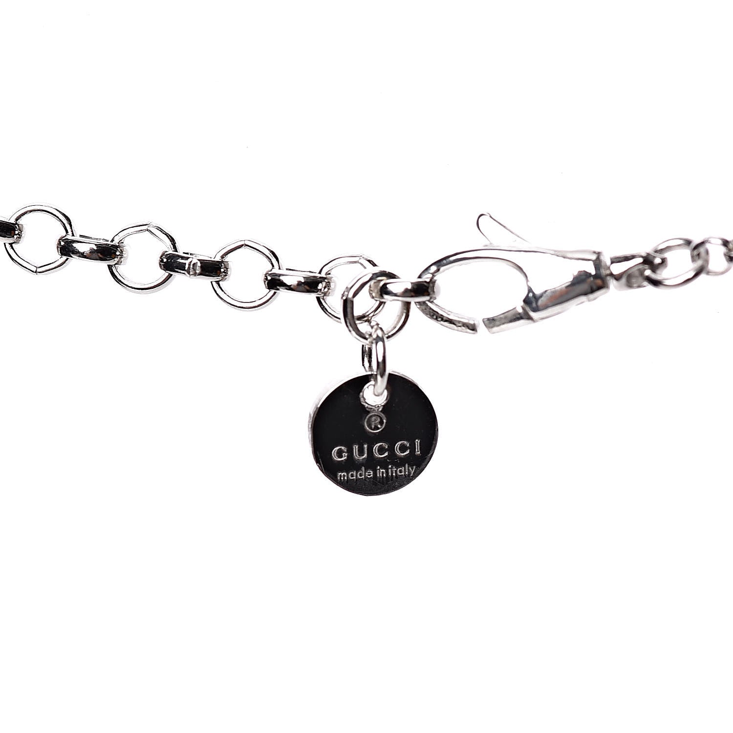 Gucci Sterling Silver GucciGhost Pendant Necklace 4 of 6