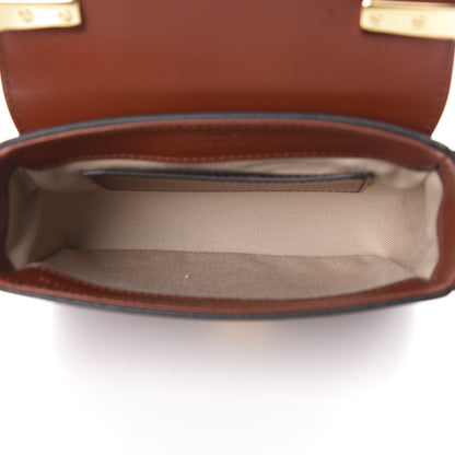 Chloe Shiny Calfskin Suede Mini C Bag Sepia Brown 5 of 10
